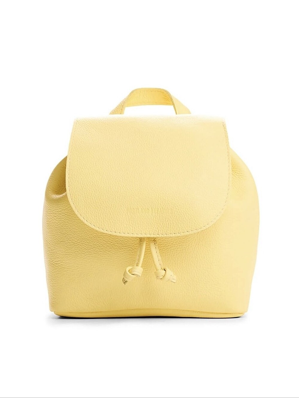 Portland Leather Bucket Backpack